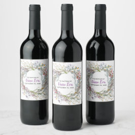 Cerveja Rótulo da garrafa de vinho da Yanna