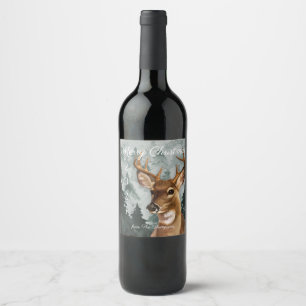 Cerveja Rótulo da garrafa de vinho de cervo personalizado