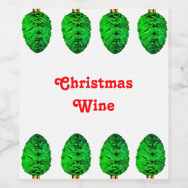 Cerveja Rótulo da garrafa de vinho de Natal