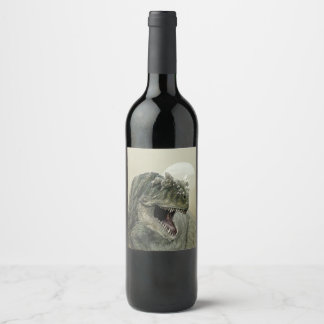 Cerveja Rótulo da garrafa de vinho do Dinossauro