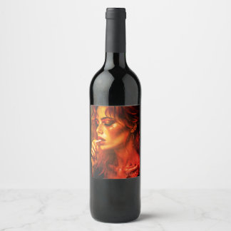 Cerveja Rótulo da garrafa de vinho "Estou pronto"