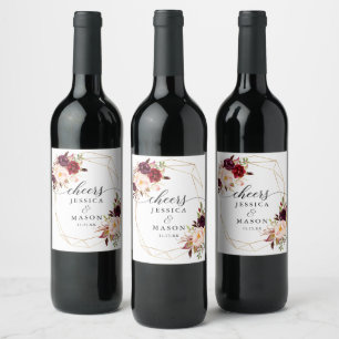 Cerveja Rótulo da Garrafa de Vinho Marsala