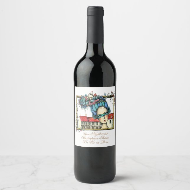 Cerveja Rótulo da garrafa de vinho Soiree (Frente)