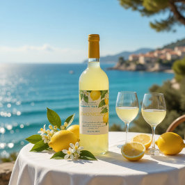 Cerveja Rótulo de Garrafa de Limoncello Personalizado para