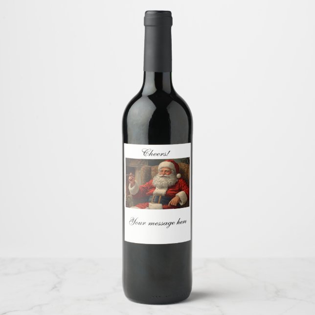 Cerveja Rótulo de Garrafa de Vinho (Frente)
