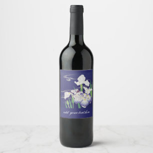 Cerveja RÓTULO DE GARRAFA DE VINHO: Arte de Kogyo Tsukioka