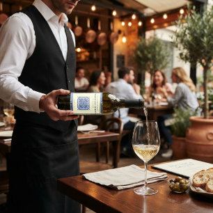 Cerveja Rótulo de Garrafa de Vinho da Casa do Restaurante 