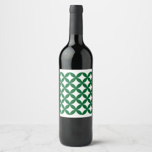 Cerveja Rótulo de Garrafa de Vinho Green Shippo