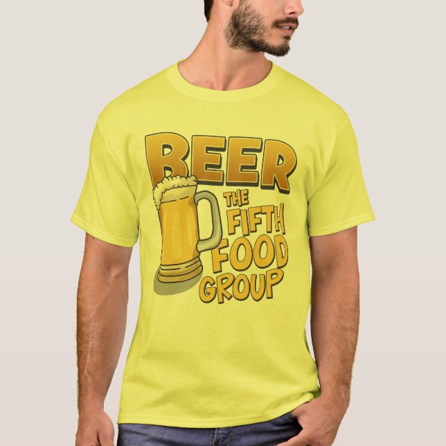 Cerveja: T-Shirts e presentes do grupo de Comidas (Frente)