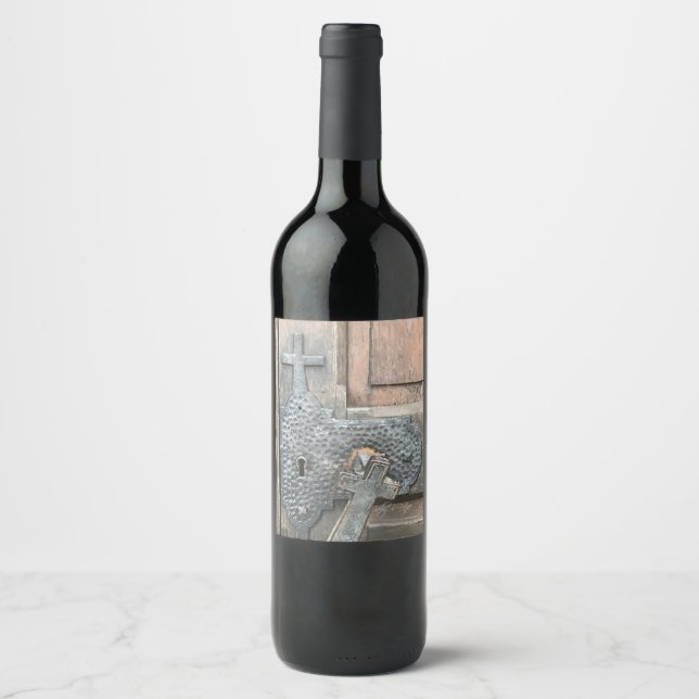 Cerveja Um hetero de rótulo de garrafa de vinho da França! (Frente)