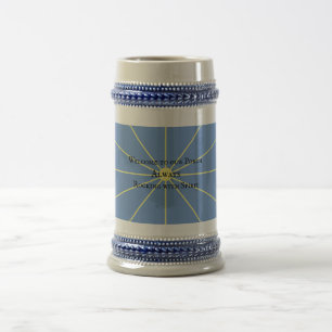 Cerveja Variação da aguardente de porco   Azul   Caneca de