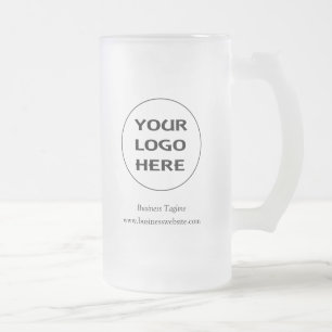 Cerveja Vidro Jateado Beer Mug com Fosco de logotipo comercial Caneca de