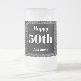 Cerveja Vidro Jateado Bonito presente de caneca de aniversário personali