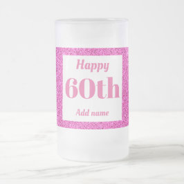 Cerveja Vidro Jateado Bonito presente personalizado de caneca de anivers