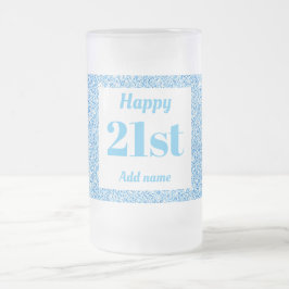 Cerveja Vidro Jateado Bonito presente personalizado de caneca de anivers