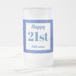 Cerveja Vidro Jateado Bonito presente personalizado de caneca de anivers