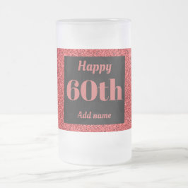 Cerveja Vidro Jateado Bonito presente personalizado de caneca de anivers