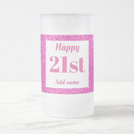 Cerveja Vidro Jateado Bonito presente personalizado de caneca de anivers