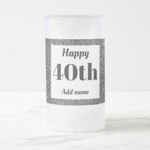 Cerveja Vidro Jateado Bonito presente personalizado de caneca de anivers