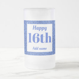 Cerveja Vidro Jateado Bonito presente personalizado de caneca de anivers