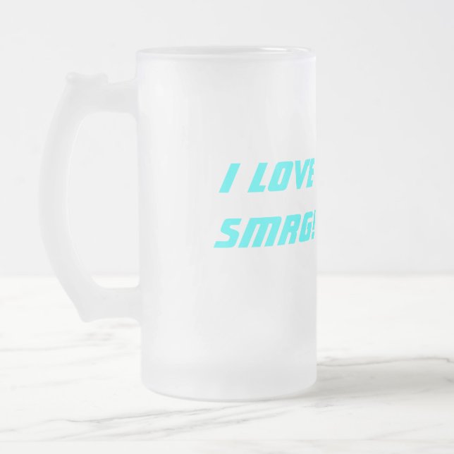 Cerveja Vidro Jateado Caneca balística do fosco de Bruiserz (Esquerda)