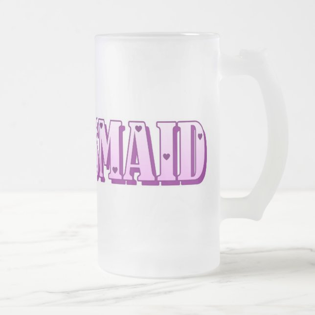Cerveja Vidro Jateado Caneca da dama de honra (Direita)