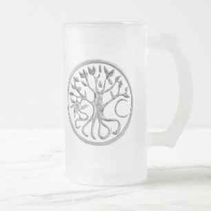 Cerveja Vidro Jateado Caneca De Árvore