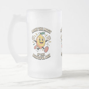 Cerveja Vidro Jateado Caneca de Café Limão - Aproveite ao Máximo