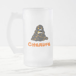 Cerveja Vidro Jateado Caneca de Cherufe
