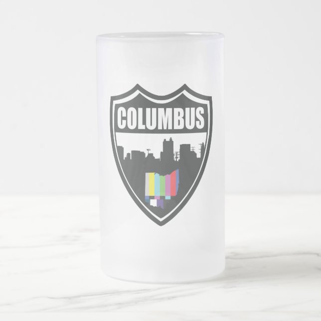 Cerveja Vidro Jateado Caneca de Columbo Ohio (Centro)