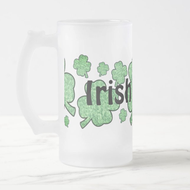 Cerveja Vidro Jateado Caneca de frango (Esquerda)