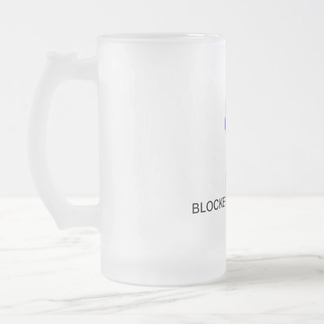 Cerveja Vidro Jateado Caneca de Frost do clube de Savate do construtor (Esquerda)