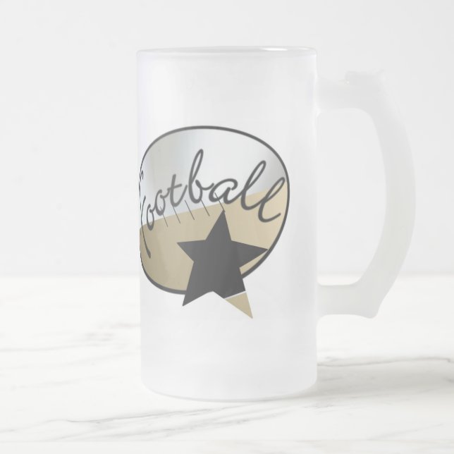 Cerveja Vidro Jateado Caneca de futebol (Direita)