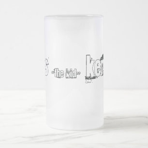 Cerveja Vidro Jateado caneca de kennedy dos travis (miúdo)