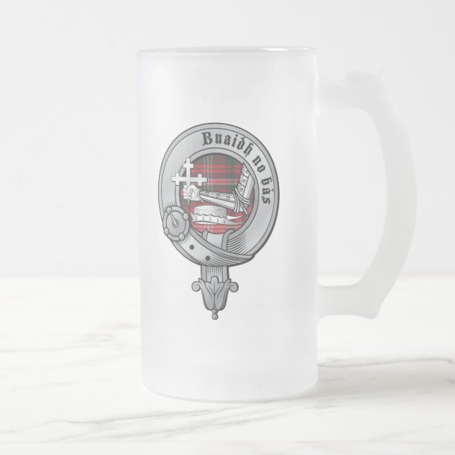 Cerveja Vidro Jateado Caneca de MacDougall do clã (Direita)