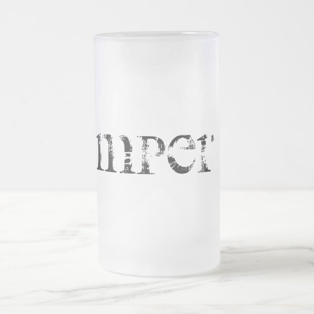 Cerveja Vidro Jateado Caneca de Semper Fi (Centro)