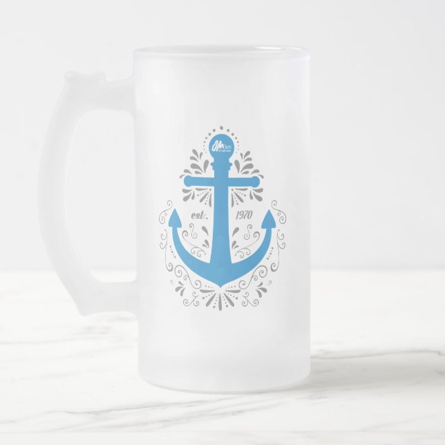 Cerveja Vidro Jateado Caneca do fosco da âncora de KHH (Esquerda)