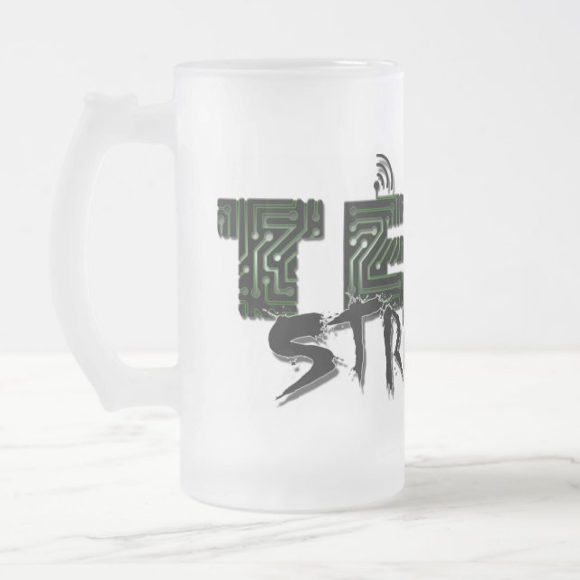 Cerveja Vidro Jateado Caneca do fosco de TechStremist (Esquerda)