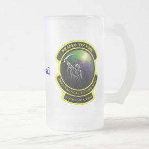 Cerveja Vidro Jateado Caneca do fosco de Two-Six da ceifeira