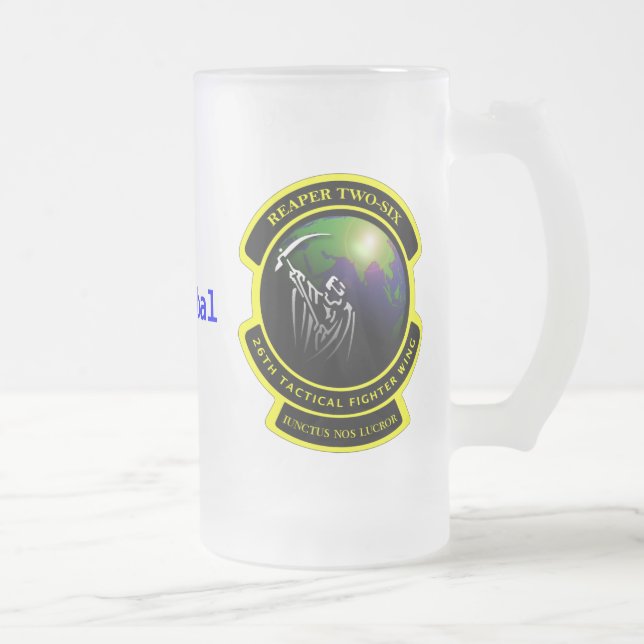 Cerveja Vidro Jateado Caneca do fosco de Two-Six da ceifeira (Direita)
