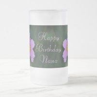 Caneca do fosco do aniversário de Nana por Janz