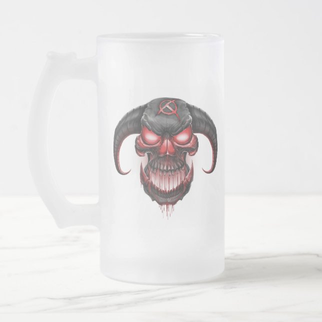 Cerveja Vidro Jateado Caneca do fosco - o crânio de Oran'Thul (Esquerda)