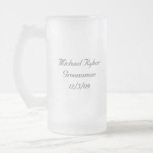 Cerveja Vidro Jateado Caneca do presente de casamento