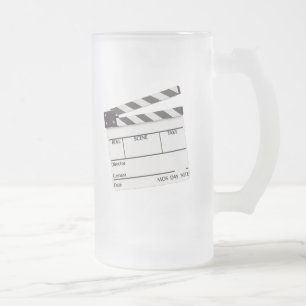 Cerveja Vidro Jateado Caneca do tempo de filme.!
