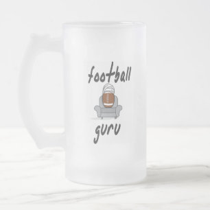 Cerveja Vidro Jateado Caneca fosco guru de futebol