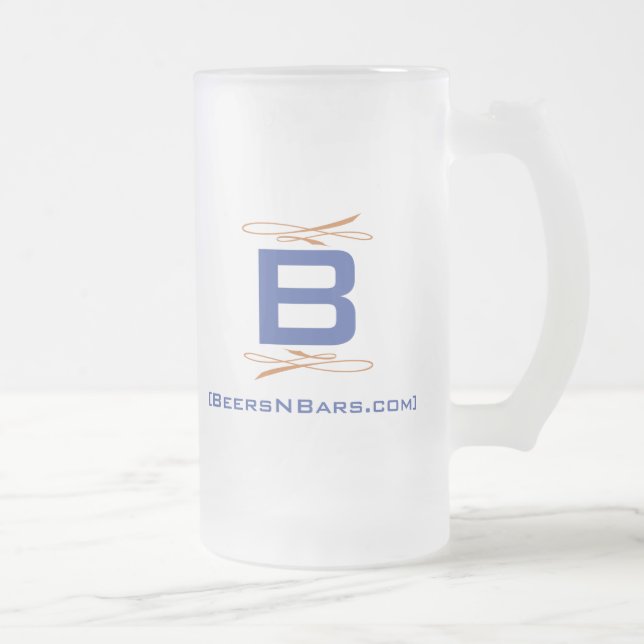 Cerveja Vidro Jateado Caneca fosted costume de BeersNBars (Direita)