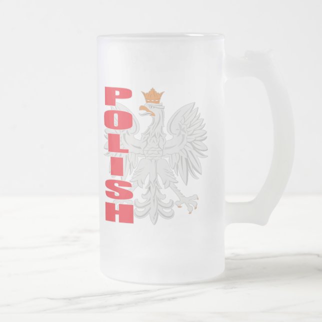 Cerveja Vidro Jateado Caneca polonesa do fosco de Eagle (Direita)