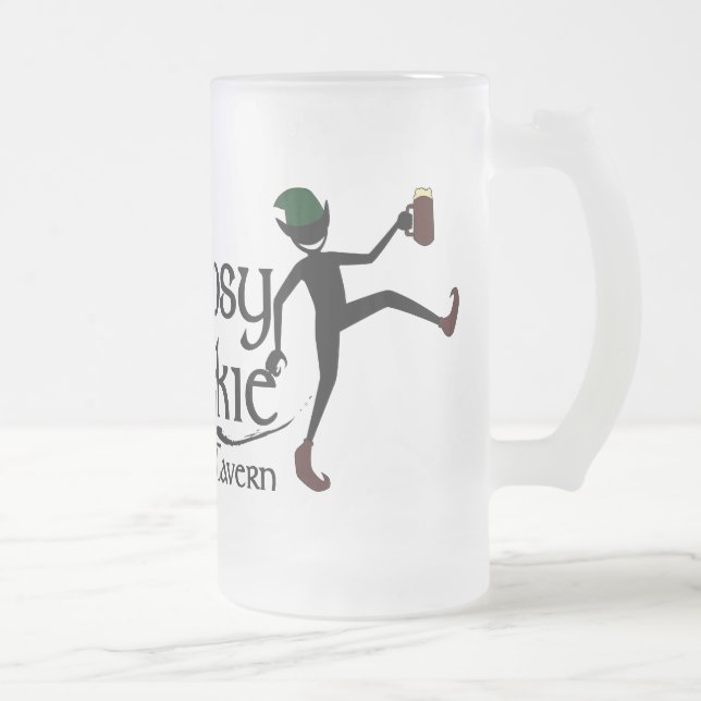 Cerveja Vidro Jateado Caneca Tipsy de Piskie (Direita)