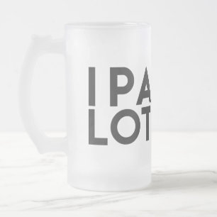 CERVEJA VIDRO JATEADO LOTE DE IPA. EU FAÇO XIXI MUITO, CANECA GELADO DO