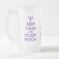 Mantenha caneca calma & do estudo de Psych - para